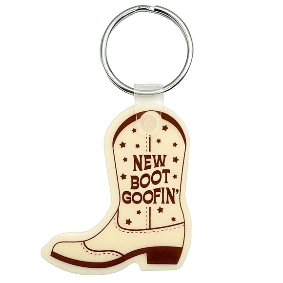 New Boot Goofin' Cowboy Boot Keychain