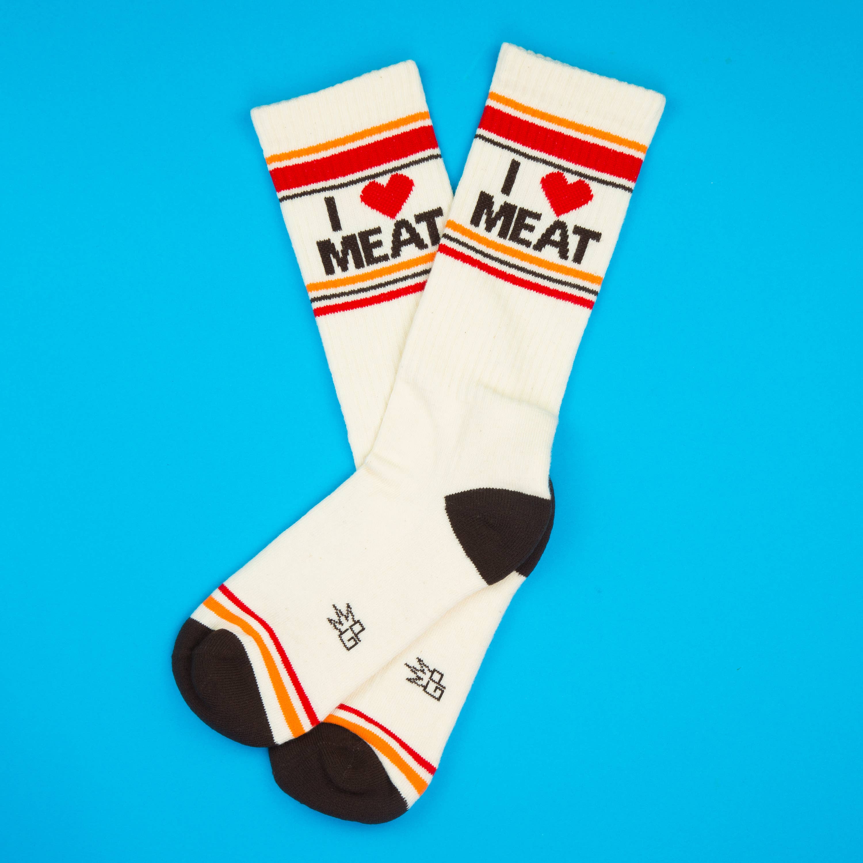 I <3 Meat Gym Crew Socks - 0