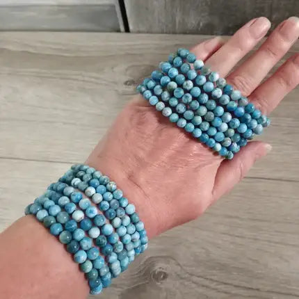 Gemstone Round Bead Bracelets