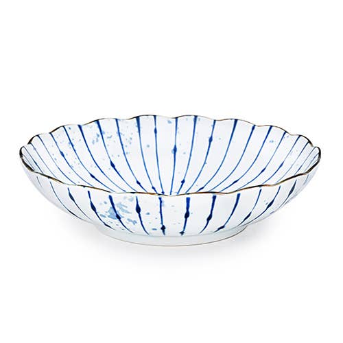 Tokusa Stripe Deep Plate