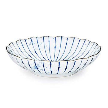 Tokusa Stripe Deep Plate