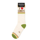 I Heart Cowboys Gym Crew Socks-3