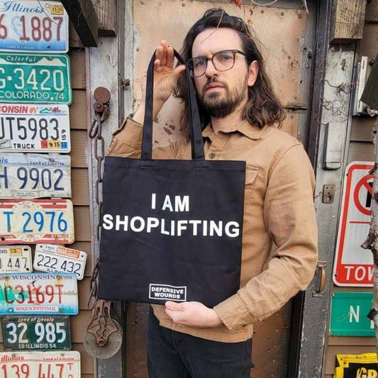 I AM SHOPLIFTING Double Sided Tote