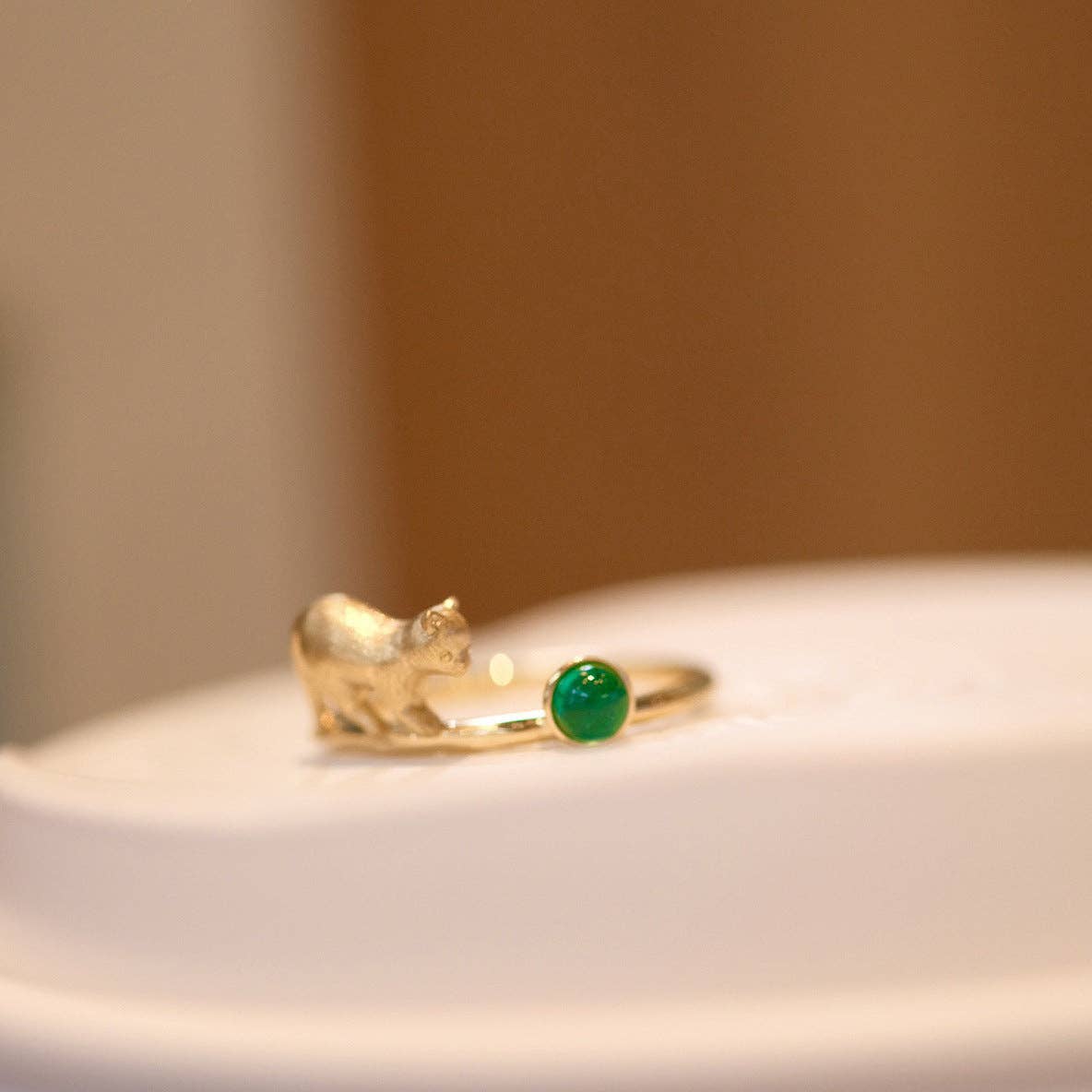 Cute Cat Stackable Ring