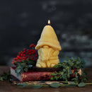 Holiday Gnome Beeswax Candle-3