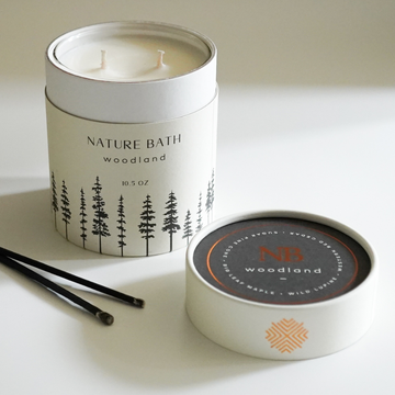 Woodland Nature Bath Candle