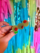 Stuffed Olive Hair Clip Set-12