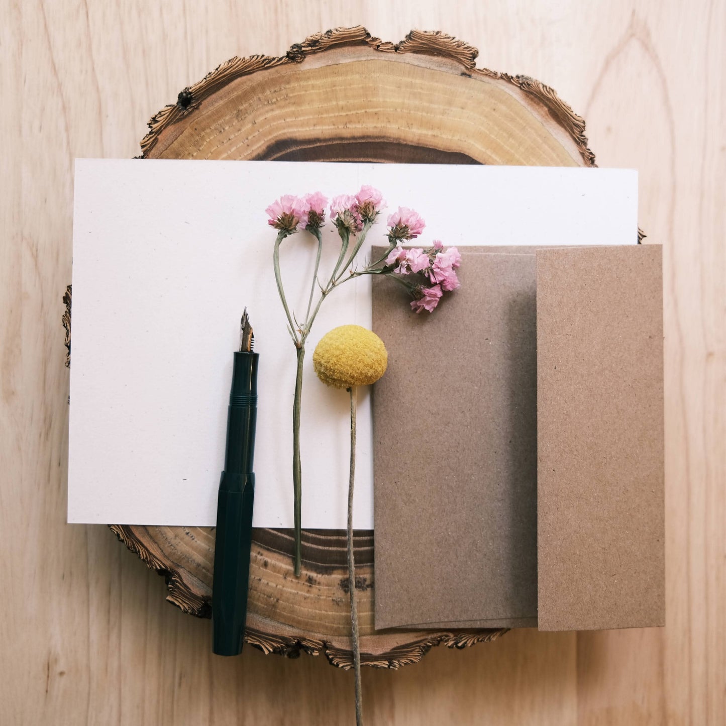 Mushroom Forager Bird Greeting Card