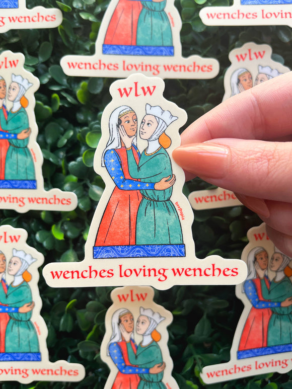 WLW Wenches Loving Wenches Medieval Sticker