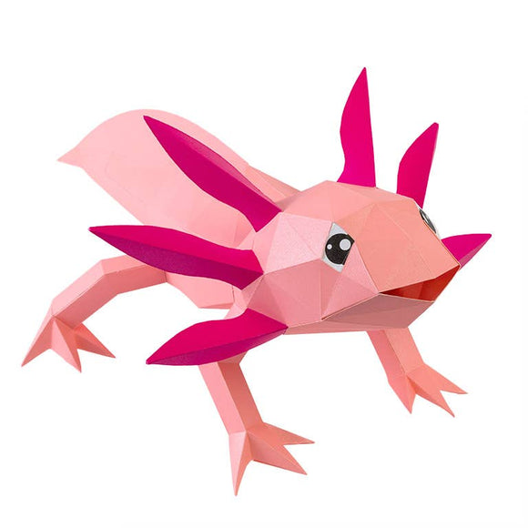 Axolotl PaperCraft Art Kit