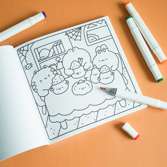 Cute & Cozy Coloring Book: Spooky