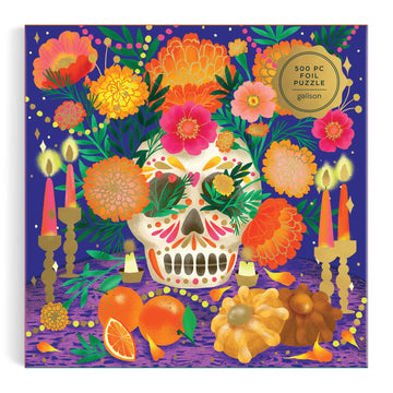 Ofrenda del Dia de Muertos 500 Piece Foil Puzzle - 0