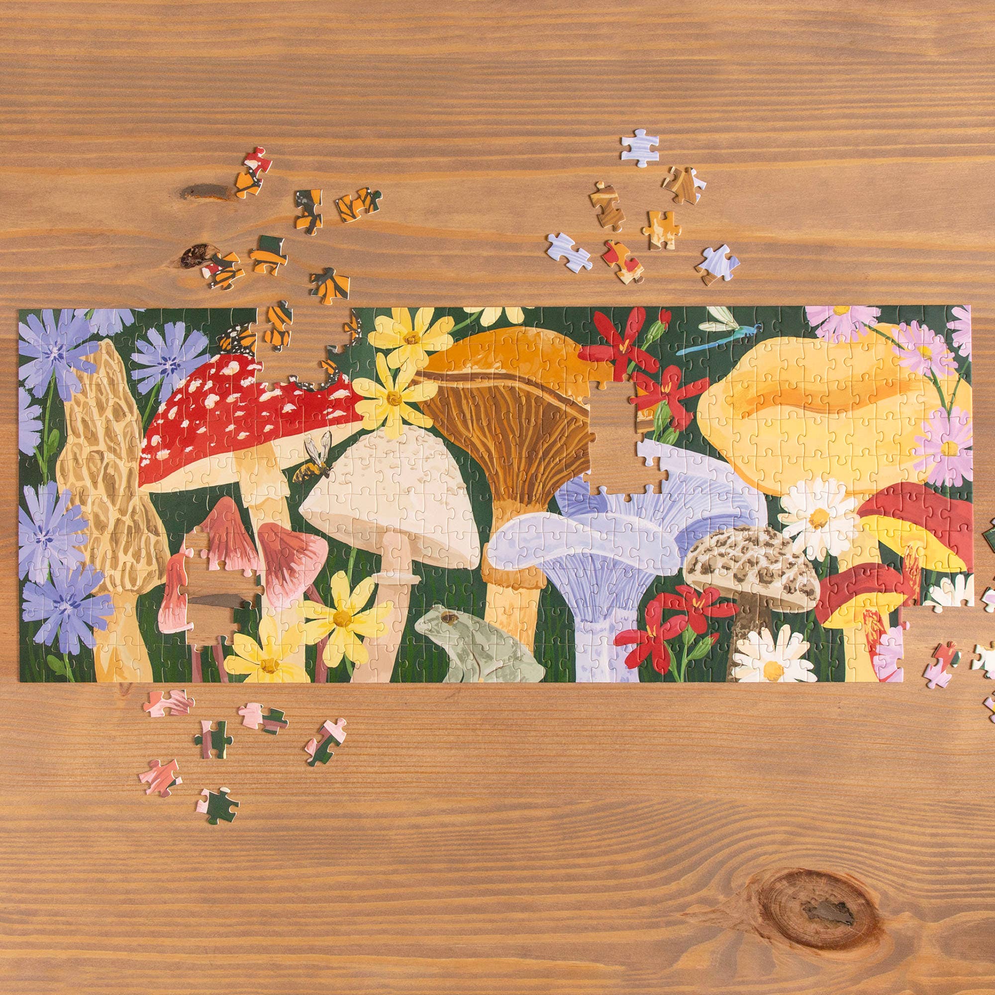 Forest Floor 400 Piece Panoramic Jigsaw Puzzle