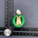 Resin Rabbit Dangle Earrings-4