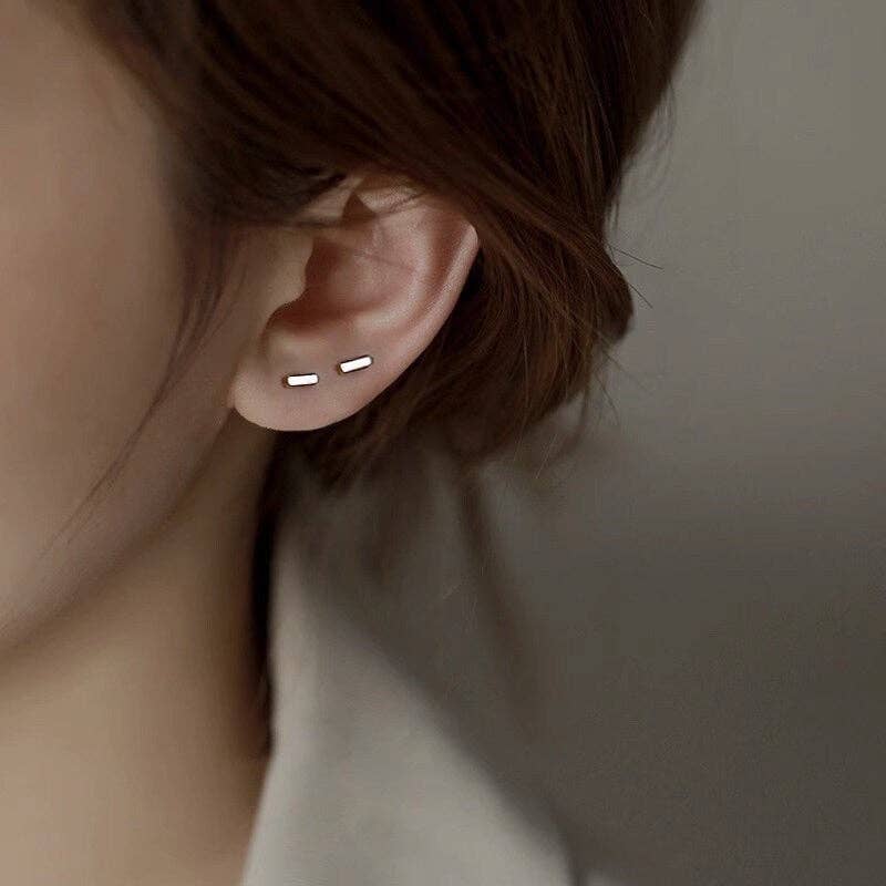 Bar Post Earrings