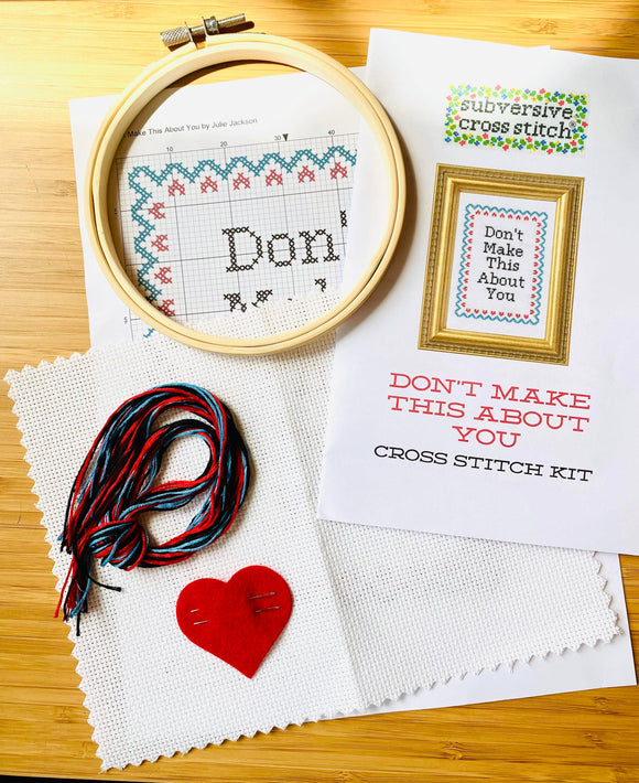 Not Today Cross Stitch Kit