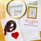Beatings Will Continue Cross Stitch Kit