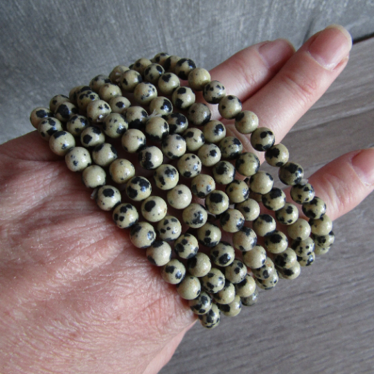 Gemstone Round Bead Bracelets