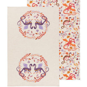 Ember Linen Cotton Dishtowels - Set of 2