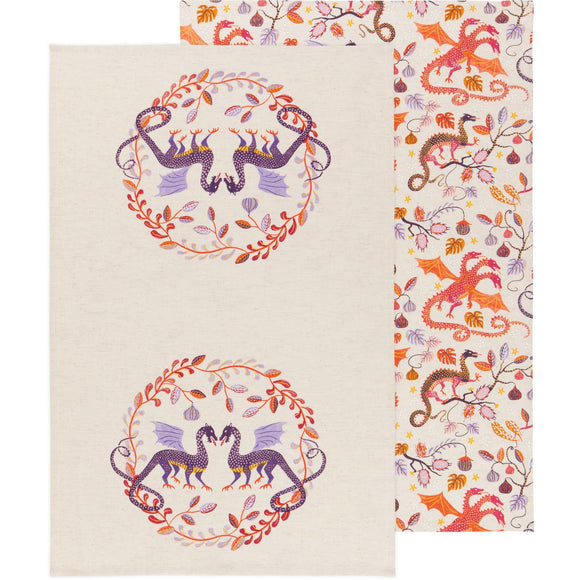 Ember Linen Cotton Dishtowels - Set of 2