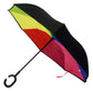 Rainbow Double Layer Inverted Umbrella
