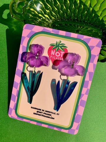 Irises Earrings - 0