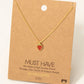 Dainty Strawberry Pendant Necklace