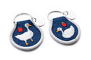 Cottage Goose Patch Keychain-4