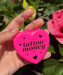 Tattoo Money Rubber Heart Coin Purse-1