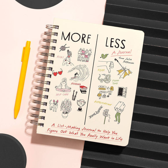 More/Less Julia Rothman Guided Journal
