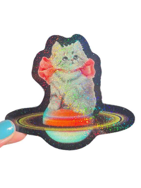Planetary Kitten Sticker