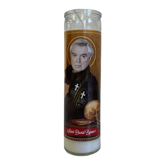 David Byrne Altar Candle