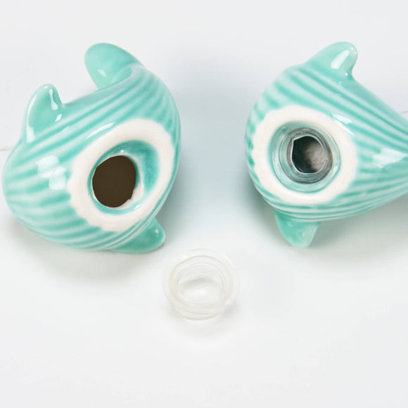 Whales Salt + Pepper Shaker Set