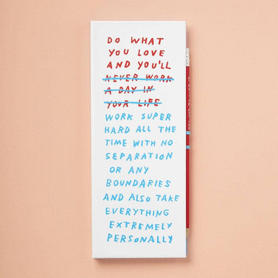 Work/Life Balance List Ledger - 0