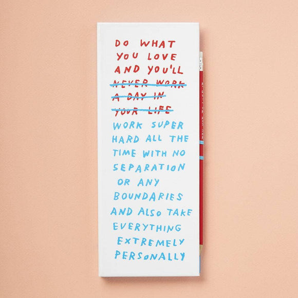 Work/Life Balance List Ledger