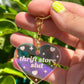 Thrift Store Slut Iridescent Acrylic Keychain