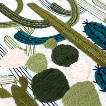 Cactus Garden Embroidery Kit - 0