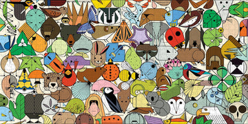 Beguiled by the Wild Charley Harper 1000-Piece Jigsaw Puzzle - 0