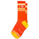 I <3 Cheese Gym Crew Socks-1
