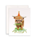 Highland Cow Birthday Card-1