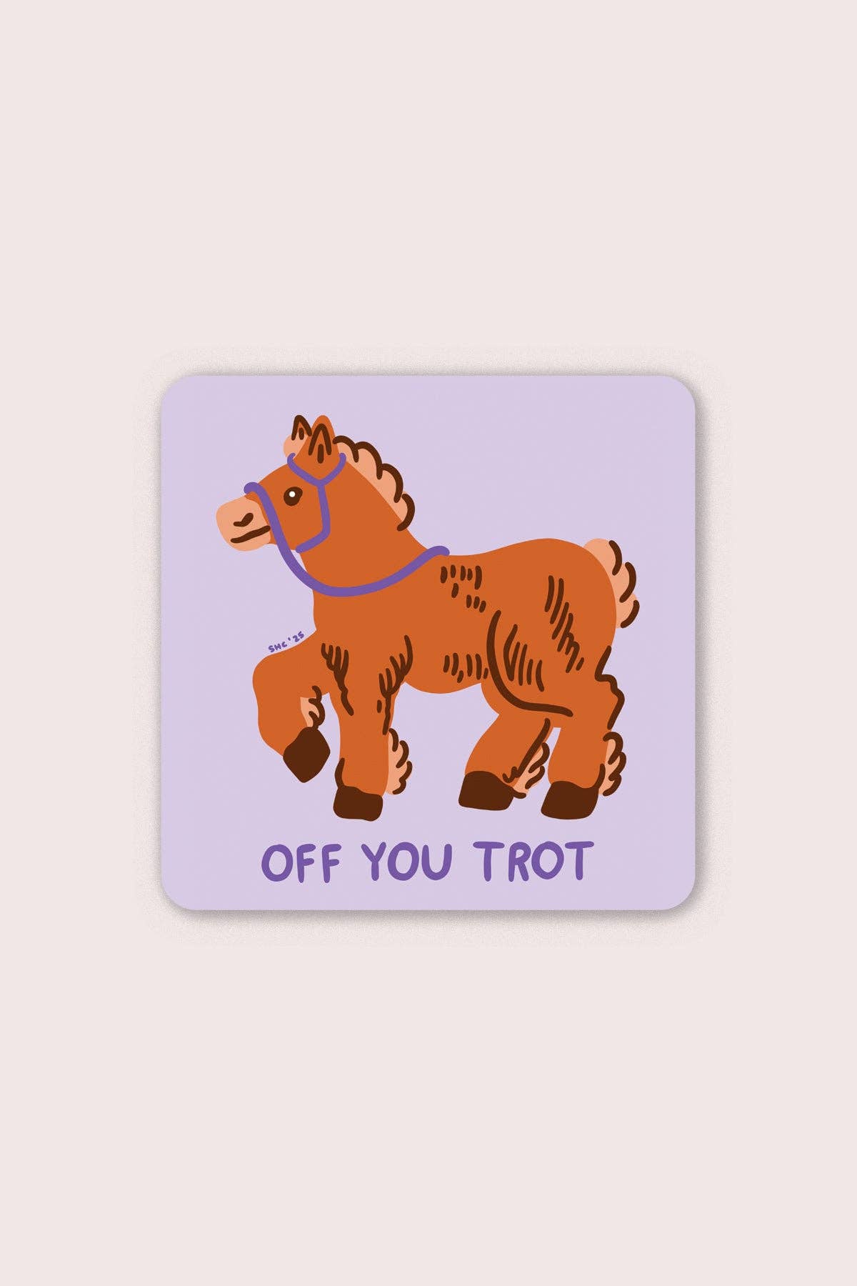 Off You Trot Vinyl Sticker - 0