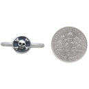 Skull Sterling Silver Ring-3
