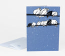 Chickens Roosting Greeting Card-1