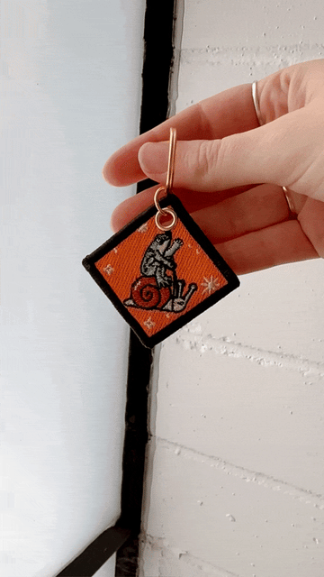 Lose My Shit Embroidered Keychain - 0