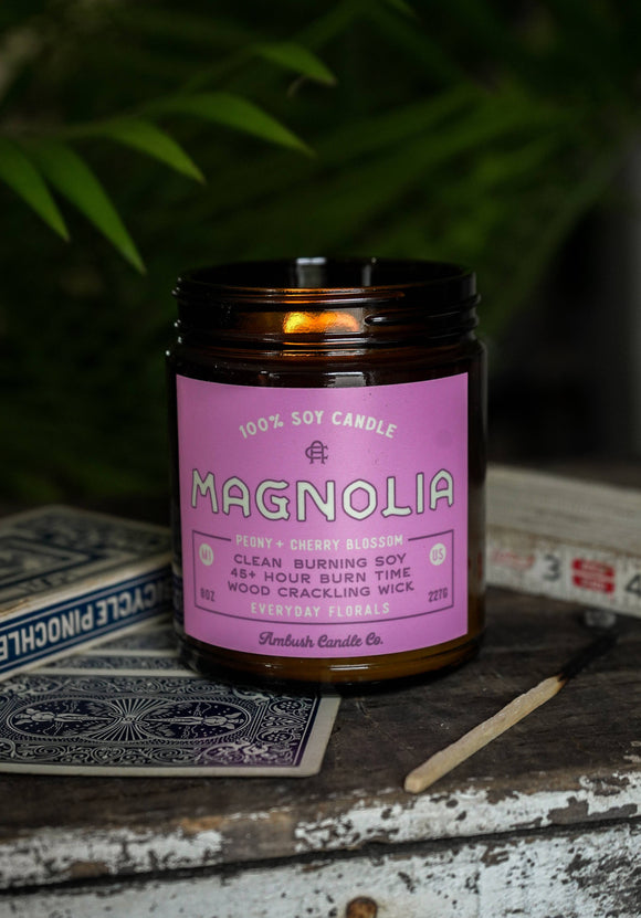 Magnolia | Peony + Cherry Blossom Candle