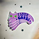 I Love Cats Sticker-1