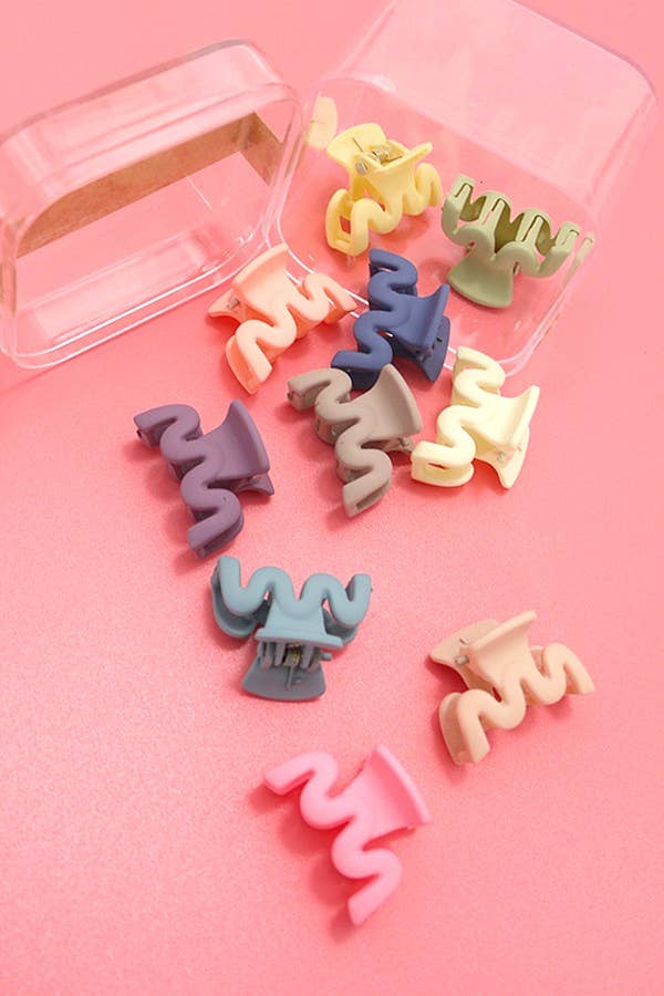 Mini Hair Clips - Pack of 10