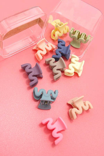 Mini Hair Clips - Pack of 10