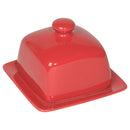 Red Square Butter Dish-1