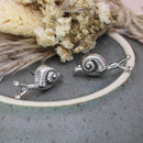 Garden Dweller Snail Earrings-4